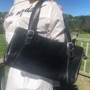 Vintage Y2K Nordstrom Leather Baguette Purse